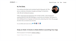Desktop Screenshot of chrisblunt.com